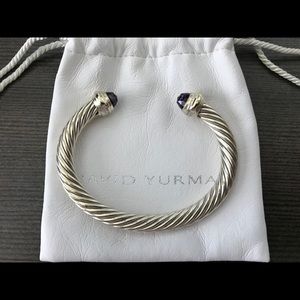 David Yurman Cable Bracelet with Amethysts